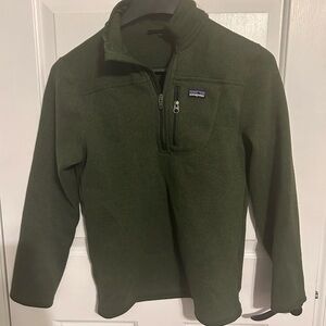 Patagonia Army Green Fleece Pullover